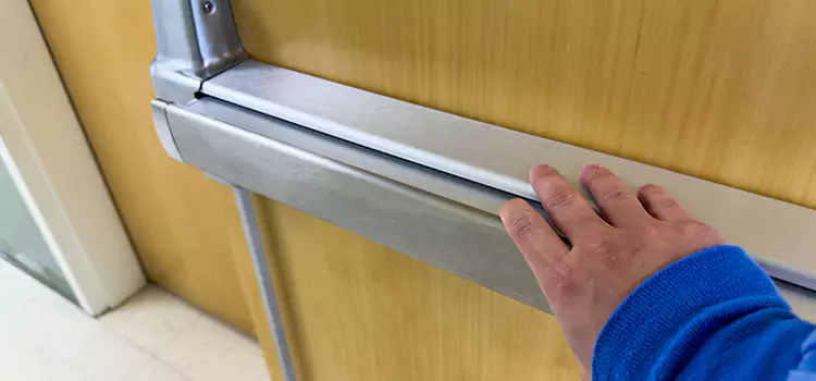 Installing a Push Bar on a Door Simi Valley